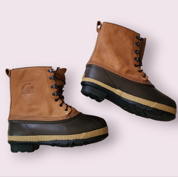 Sorel | Superior Heavy Duty Insulated Snow Duck Boots Men's 9 - Picture 1 of 9